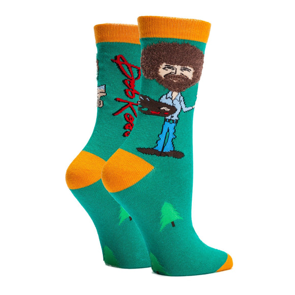true-bob-ross-womens-crew-socks-2-oooh-yeah-socks